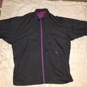 Puma Mens Golf Packable Wind Jacket Nine Iron